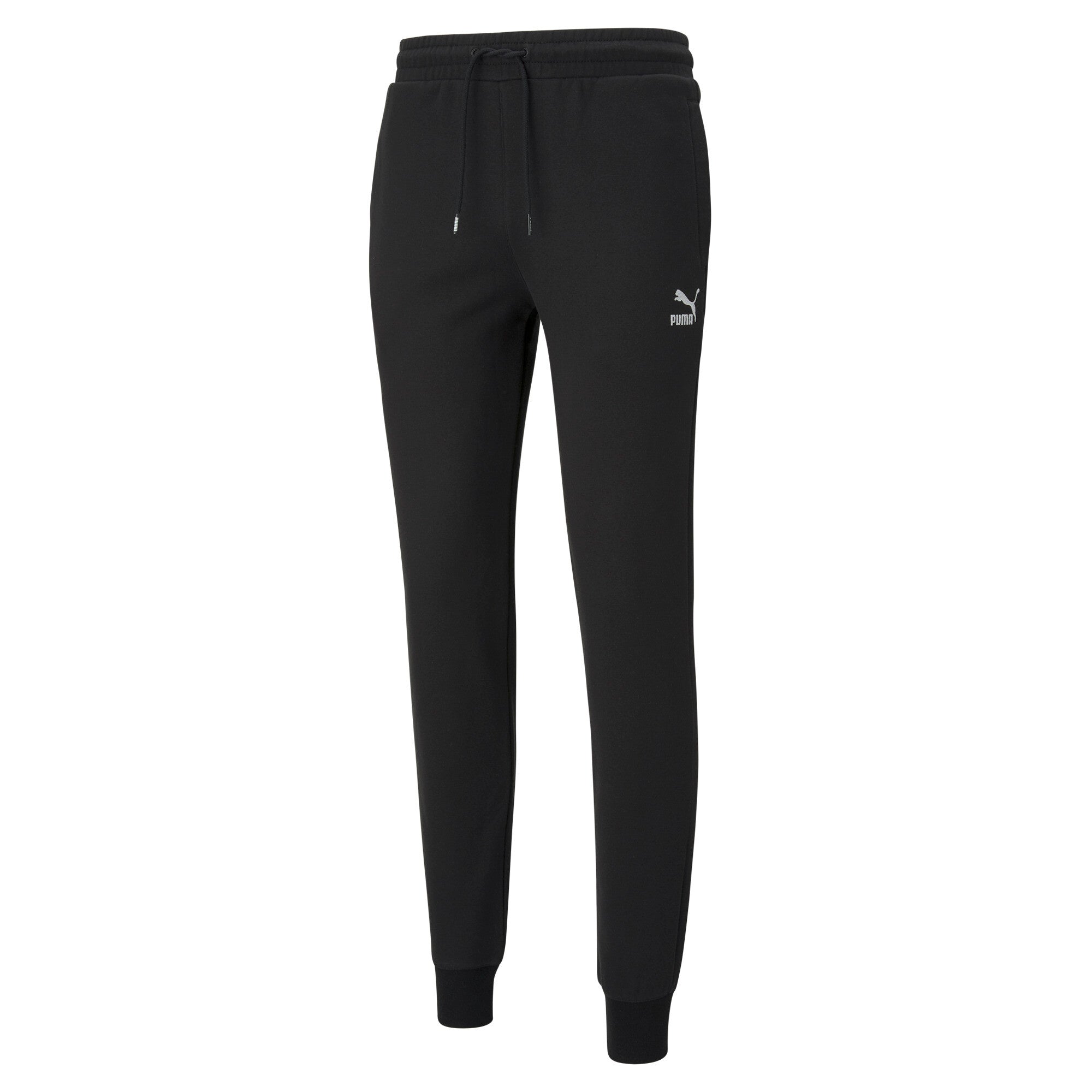 Puma classics cuffed sweatpants men in black - Front View