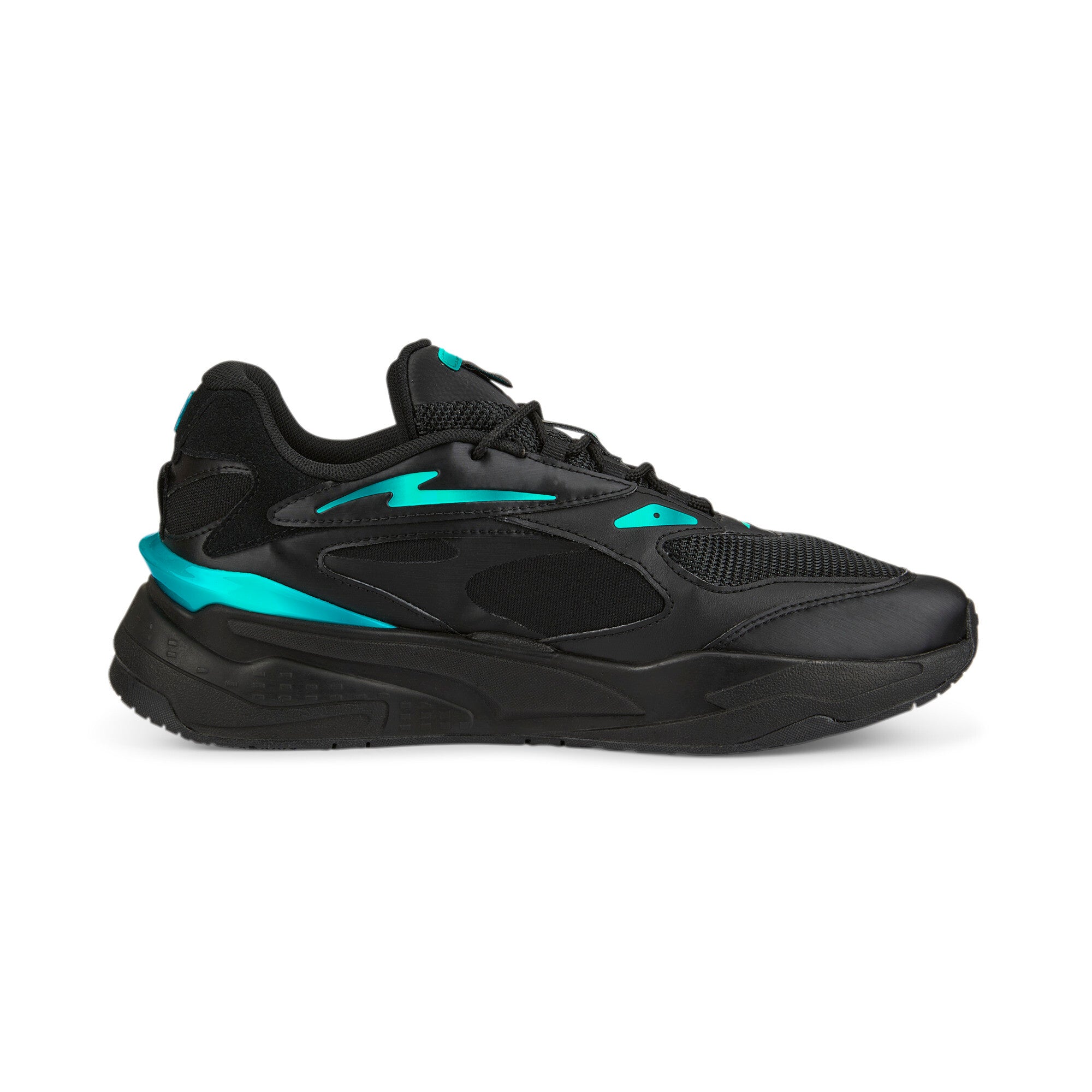 Puma mercedes-amg petronas motorsport metal energy rs-fast sneakers in black - Side View 03