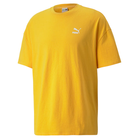 PUMA classics oversized tee in yellow