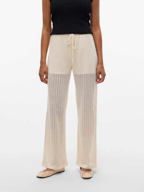VERO MODA VMCAILEY wide pants in birch