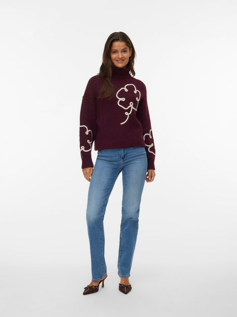 VERO MODA VMFLASH straight jeans in medium blue