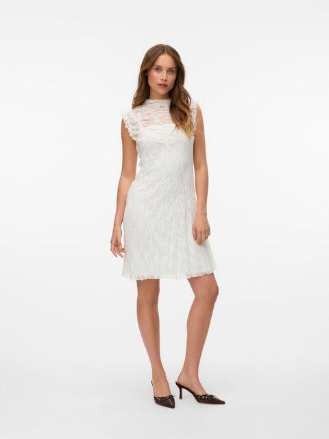 VERO MODA VMLISA short dress in antique white