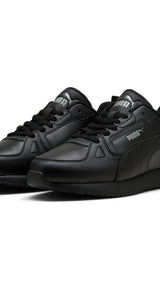 PUMA R78 cyclone sneakers unisex in black and smokey gray