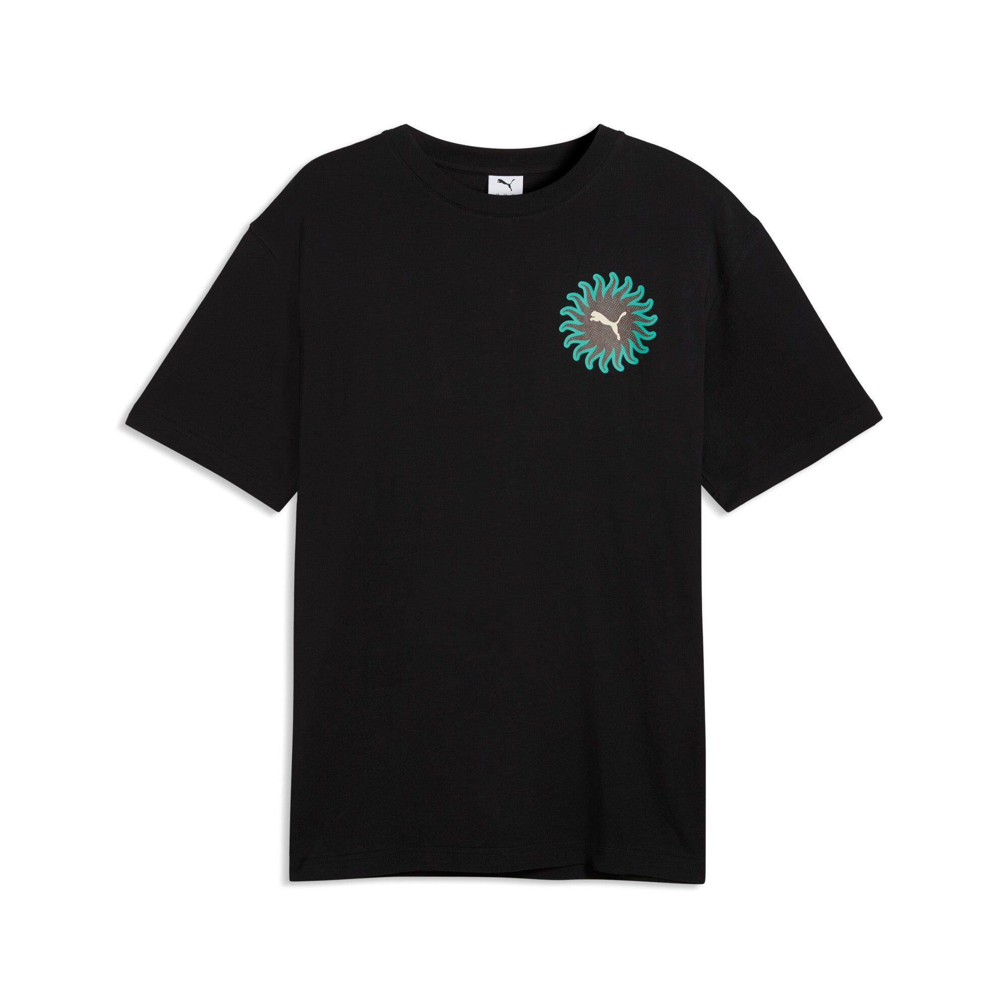 PUMA sunset drive relaxed tee men in black