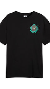 PUMA sunset drive relaxed tee men in black