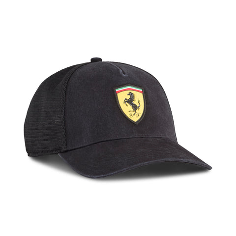 PUMA scuderia ferrari trucker cap in black