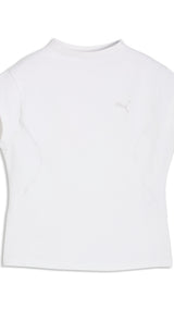 PUMA PUMATECH SENSE dryCELL tee women in white