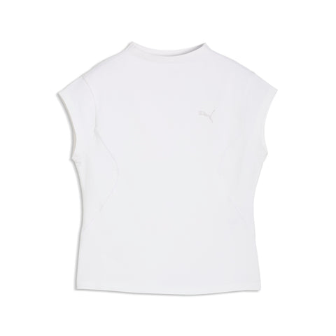 PUMA PUMATECH SENSE dryCELL tee women in white