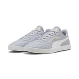 PUMA club II indoor sneakers unisex in vibrant silver and white