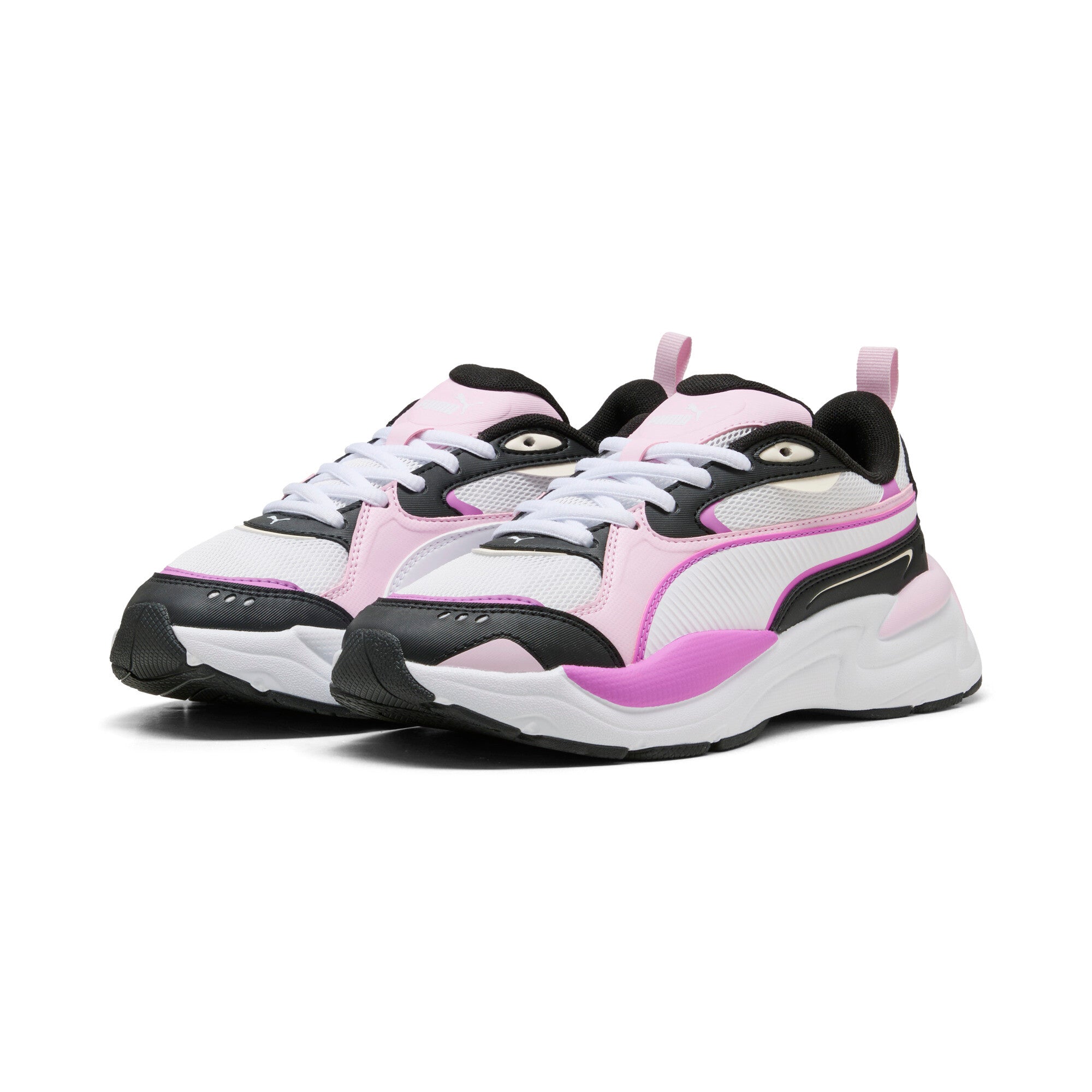 PUMA X-ray 4 sneakers unisex in white and electric orchid