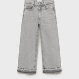 Mango jeans culotte1 in Grey Denim - B