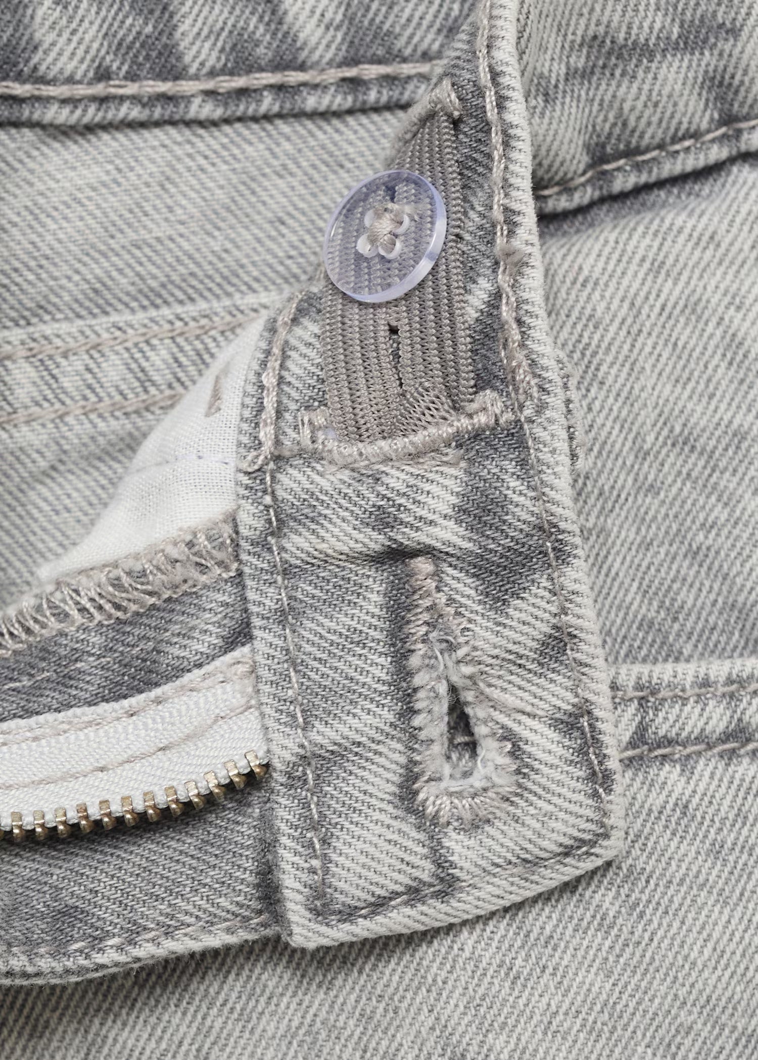 Mango jeans culotte1 in Grey Denim - D8