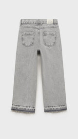 Mango jeans culotte1 in Grey Denim - R