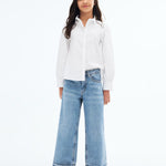 Mango jeans culotte1 in Medium Denim - 99999999_01