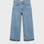 Mango jeans culotte1 in Medium Denim - B
