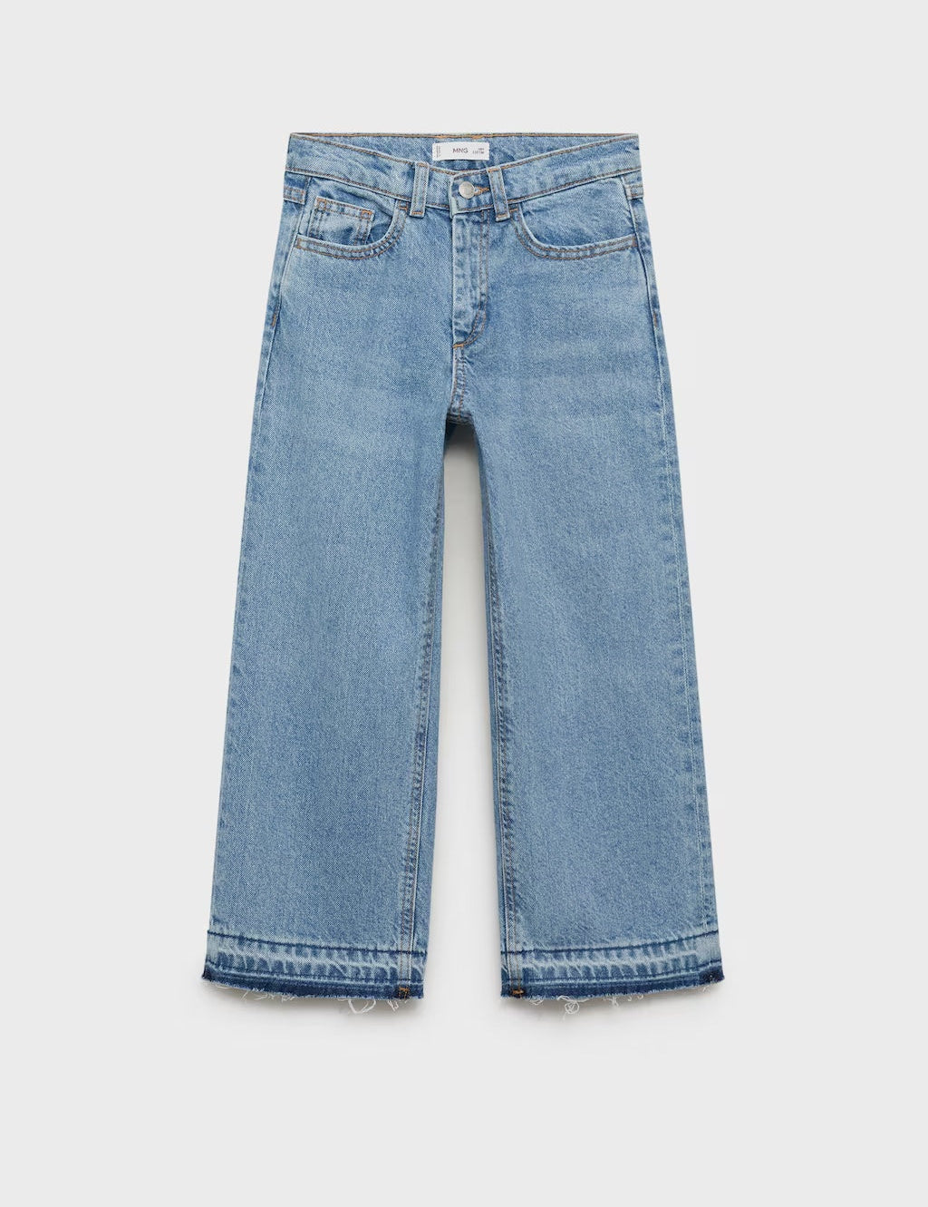 Mango jeans culotte1 in Medium Denim - B