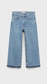 Mango jeans culotte1 in Medium Denim - B