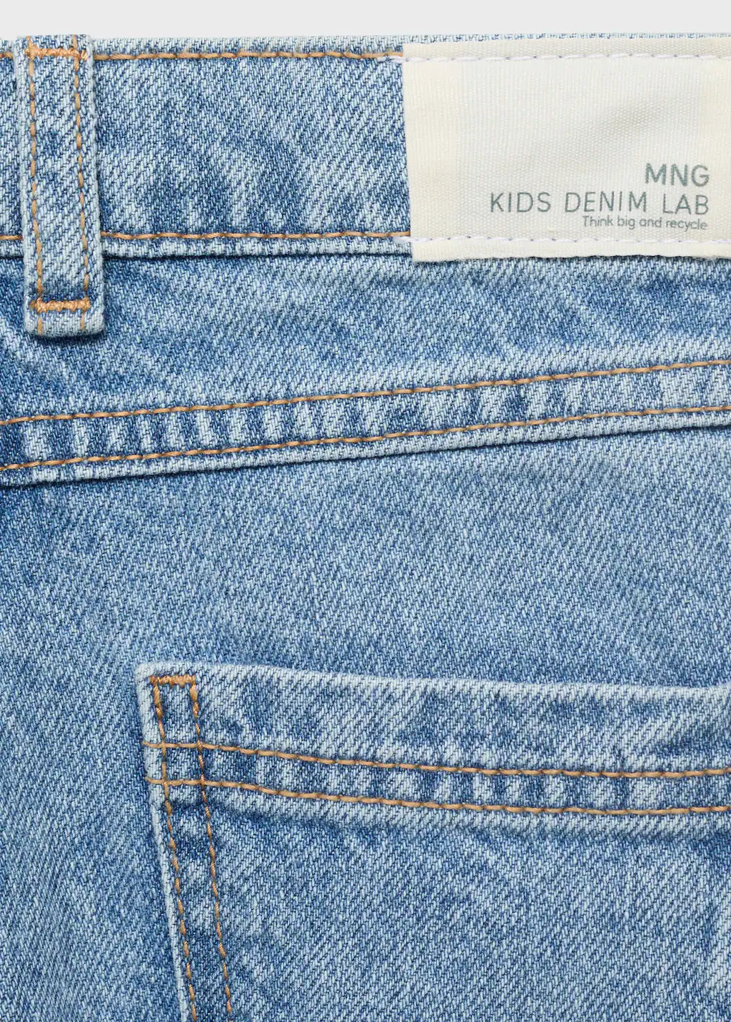 Mango jeans culotte1 in Medium Denim - D0