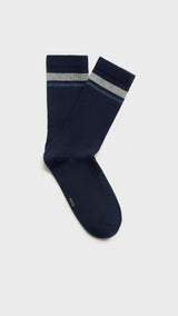 Mango socks modern2 in Navy - B