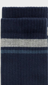 Mango socks modern2 in Navy - D0