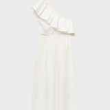 Mango dress cuty in White - B