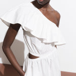 Mango dress cuty in White - D1