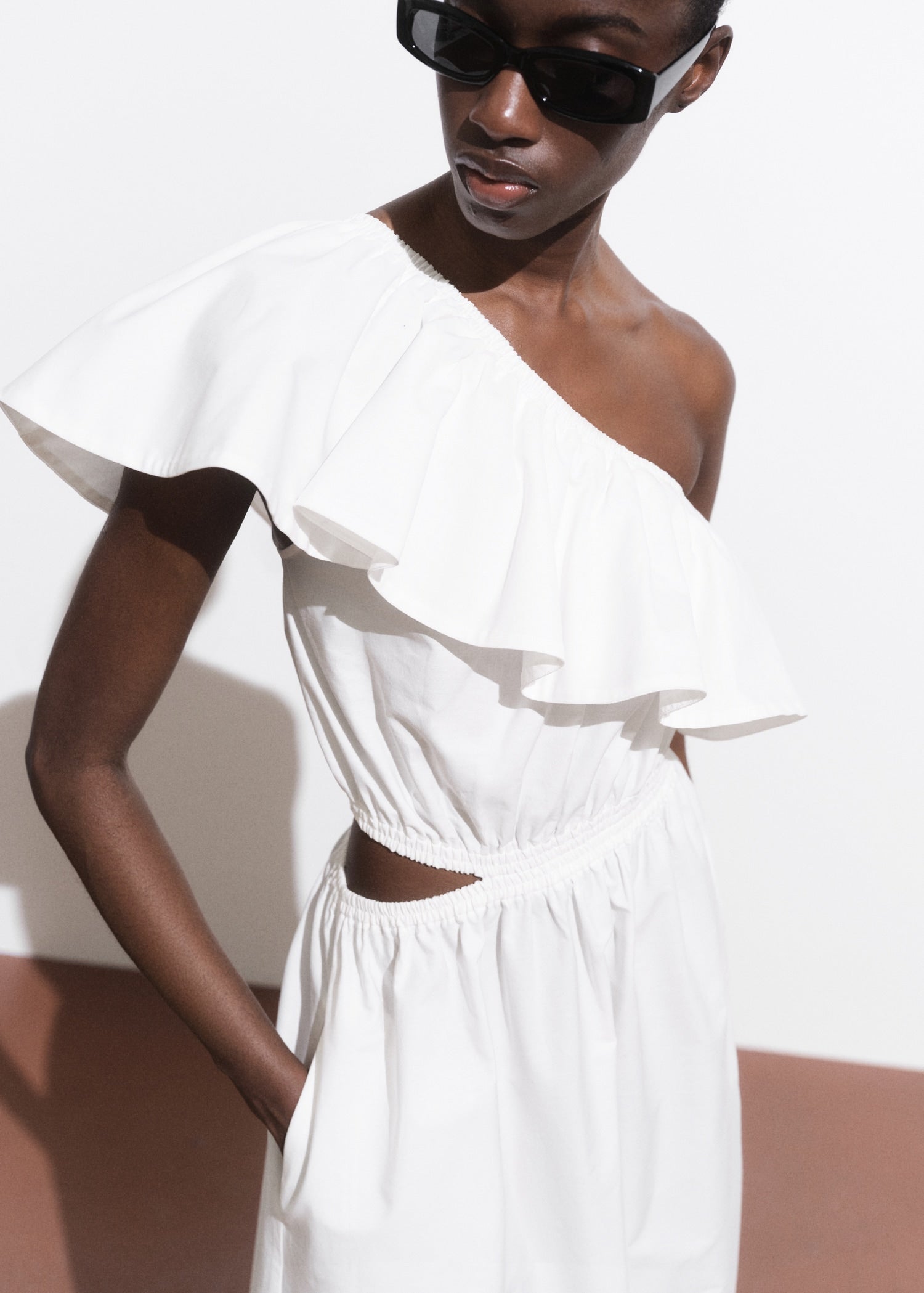 Mango dress cuty in White - D1