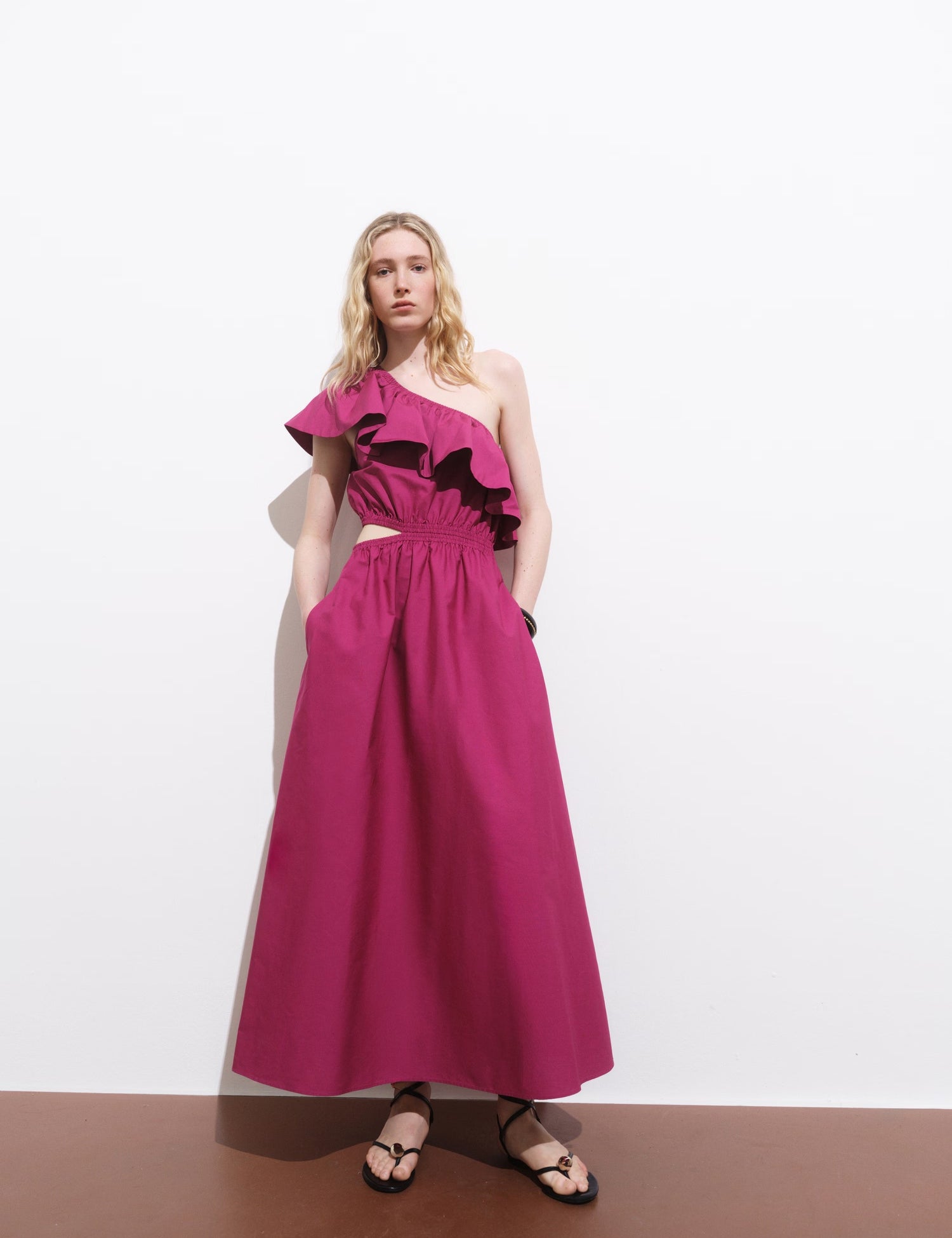 Mango dress cuty in Fuchsia - 99999999_01