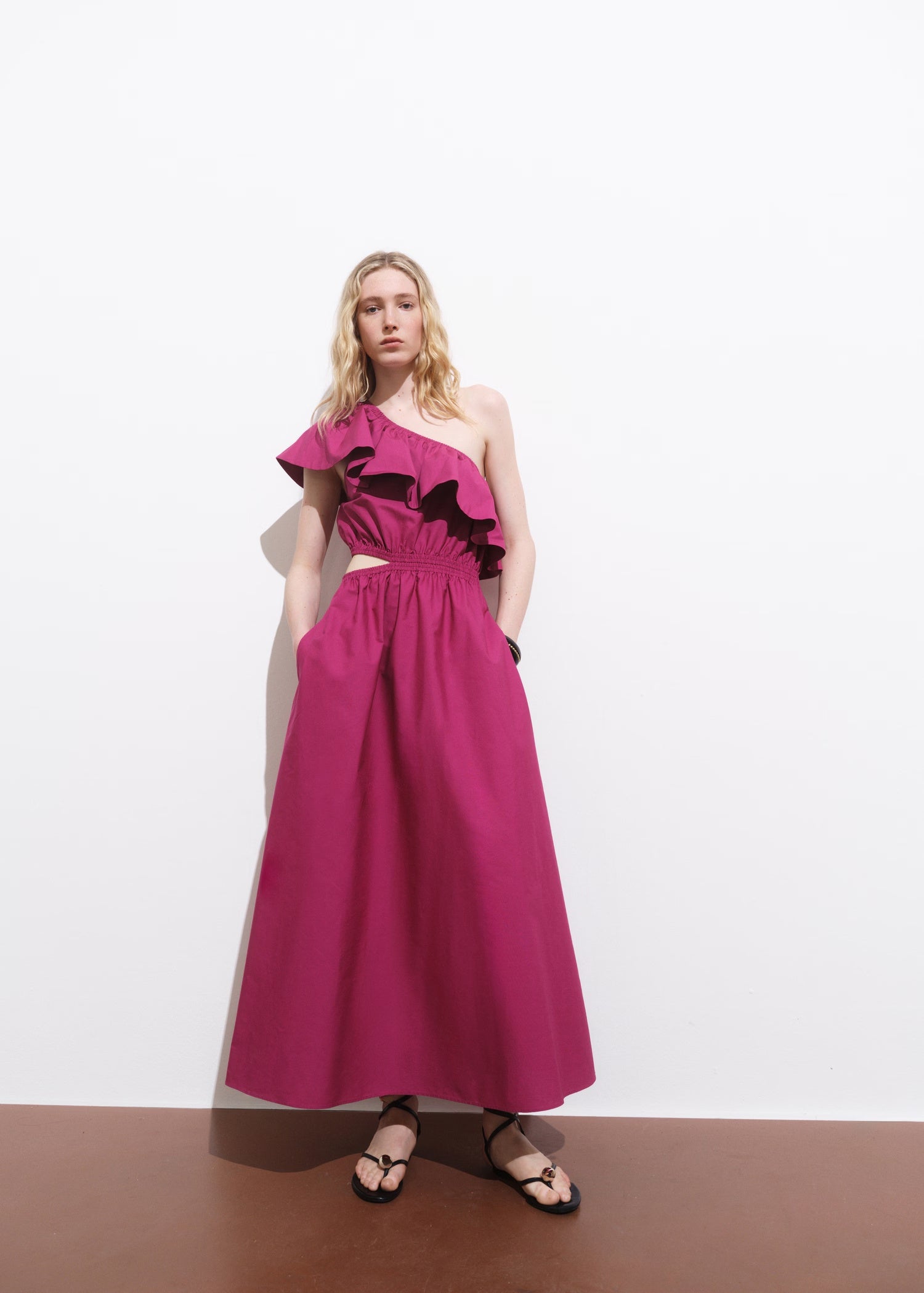 Mango dress cuty in Fuchsia - 99999999_01