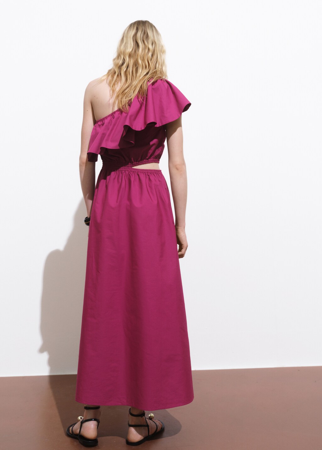 Mango dress cuty in Fuchsia - R