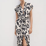 Mango dress apple in Off White