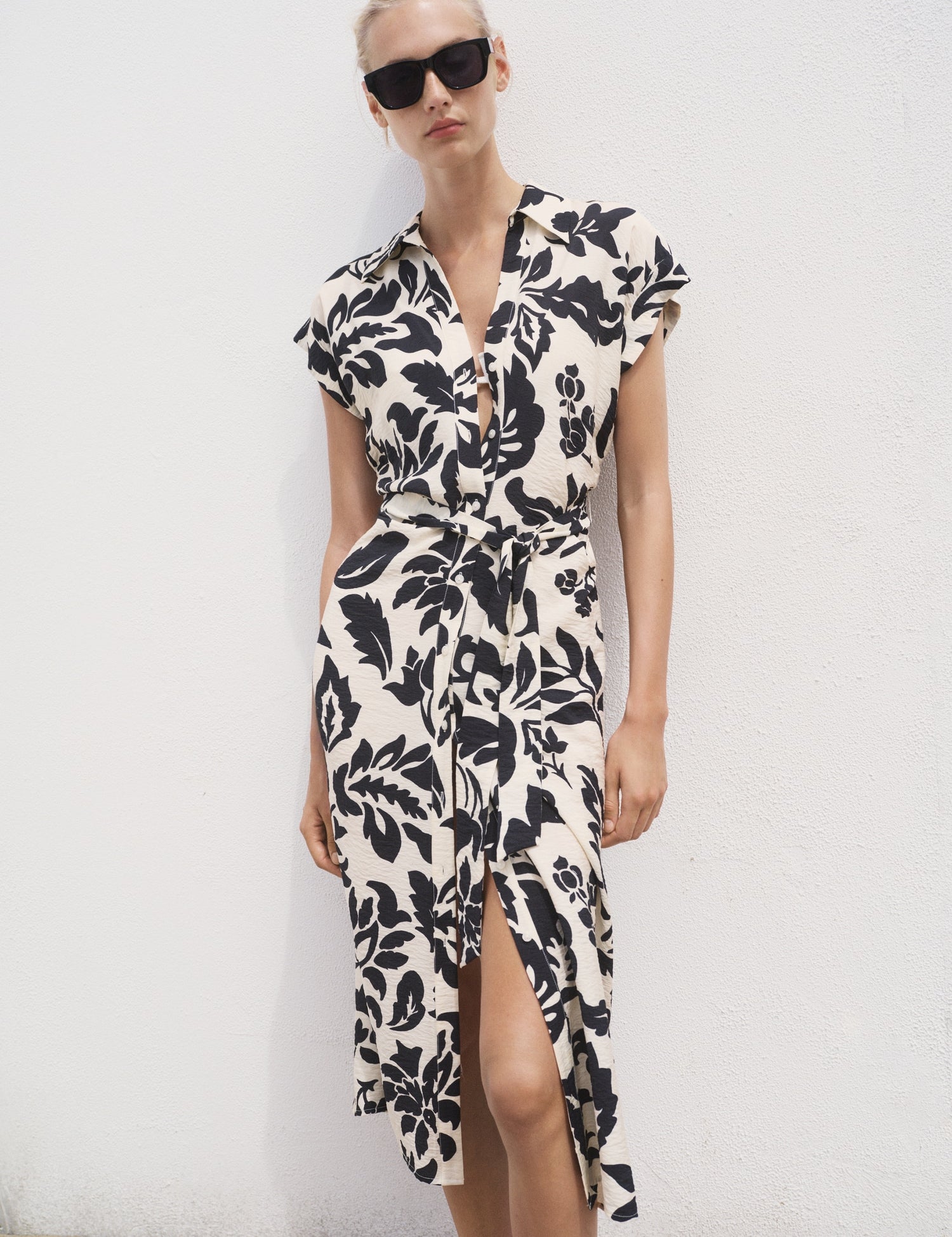Mango dress apple in Off White