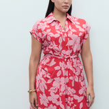Mango dress apple in Fuchsia - D5