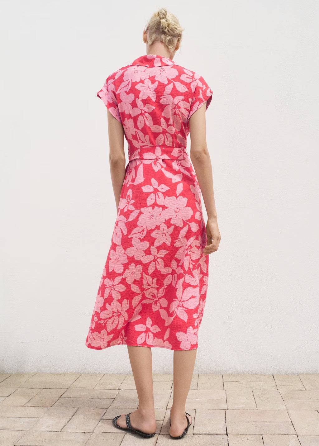 Mango dress apple in Fuchsia - R