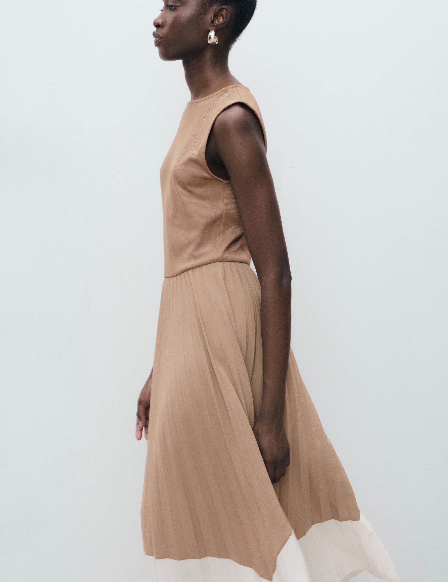 Mango dress caldi in White
