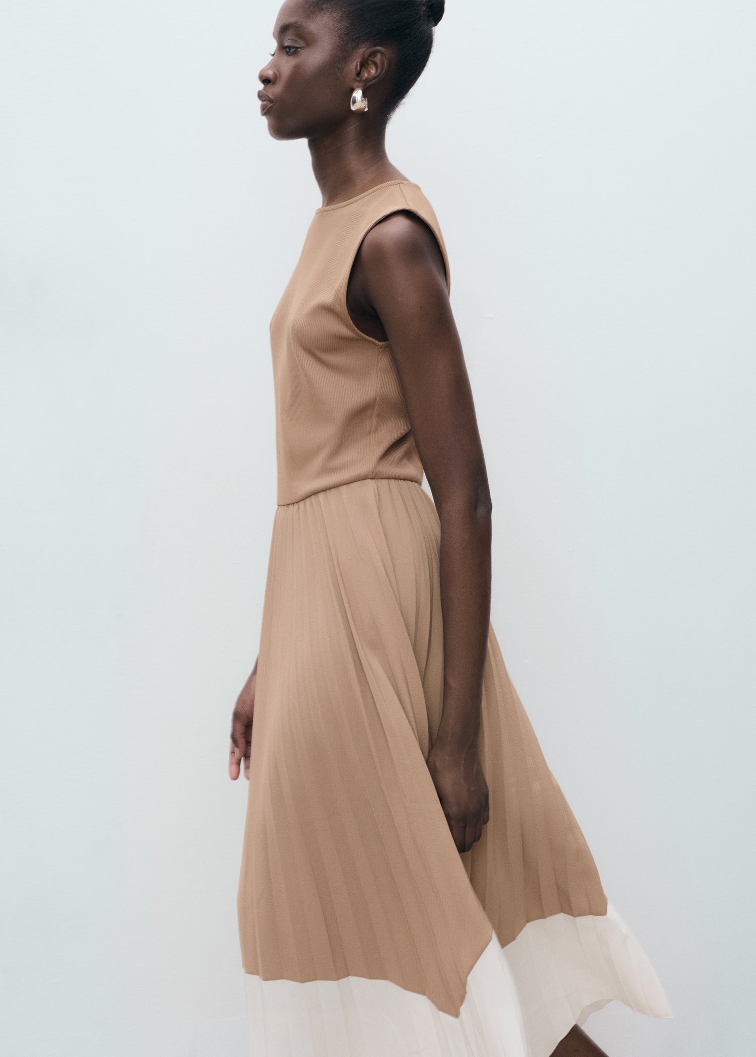Mango dress caldi in White