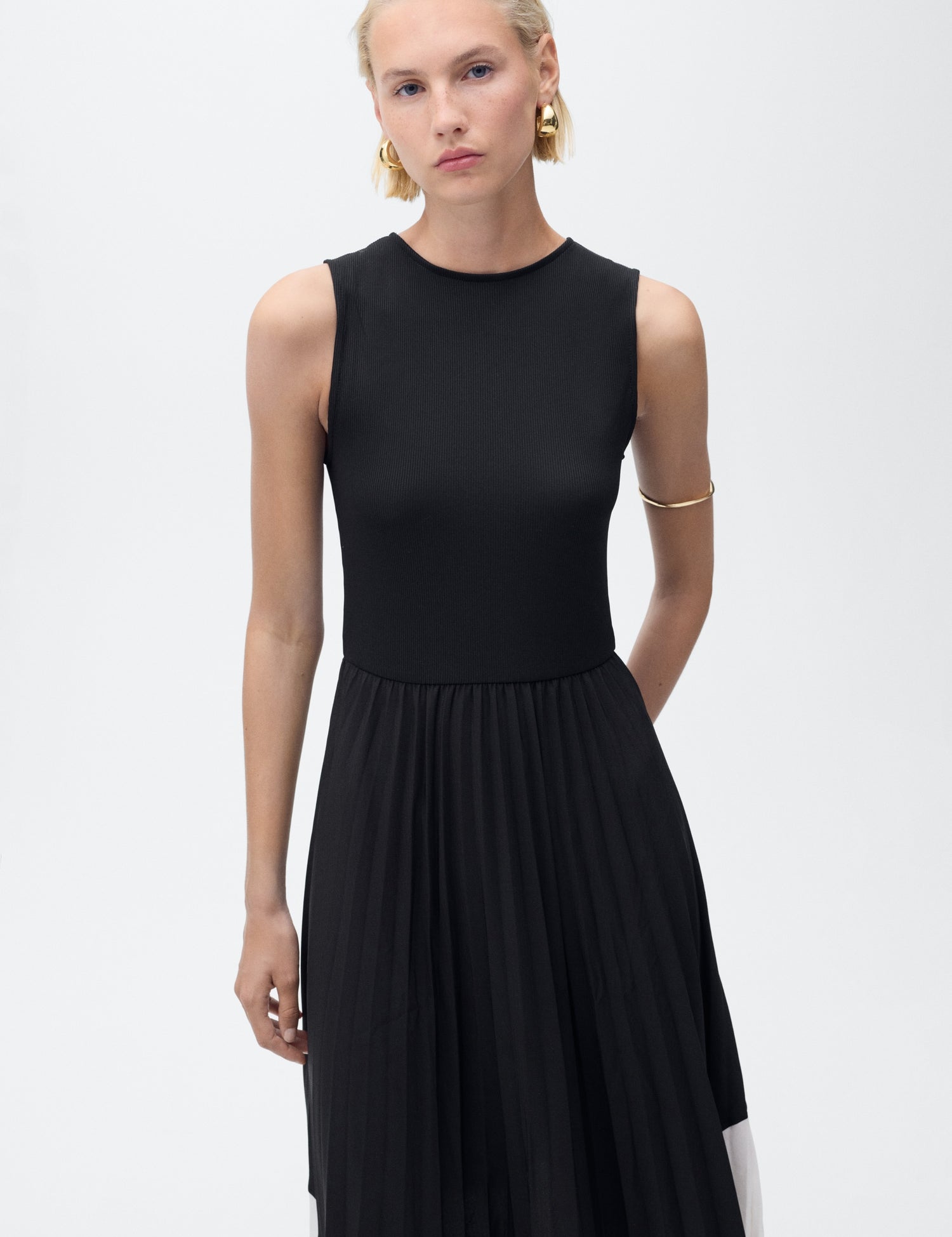 Mango dress caldi in Black