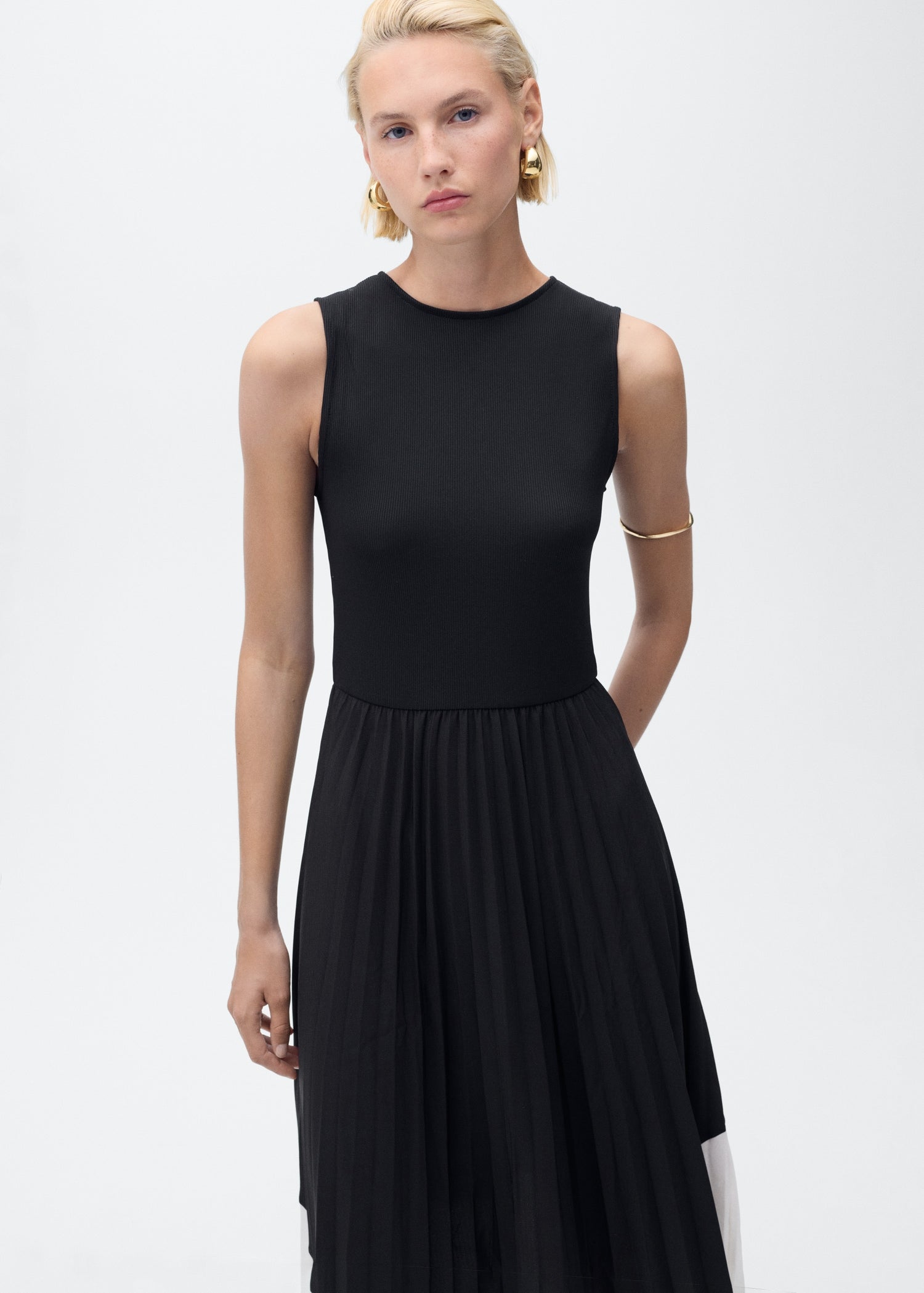 Mango dress caldi in Black