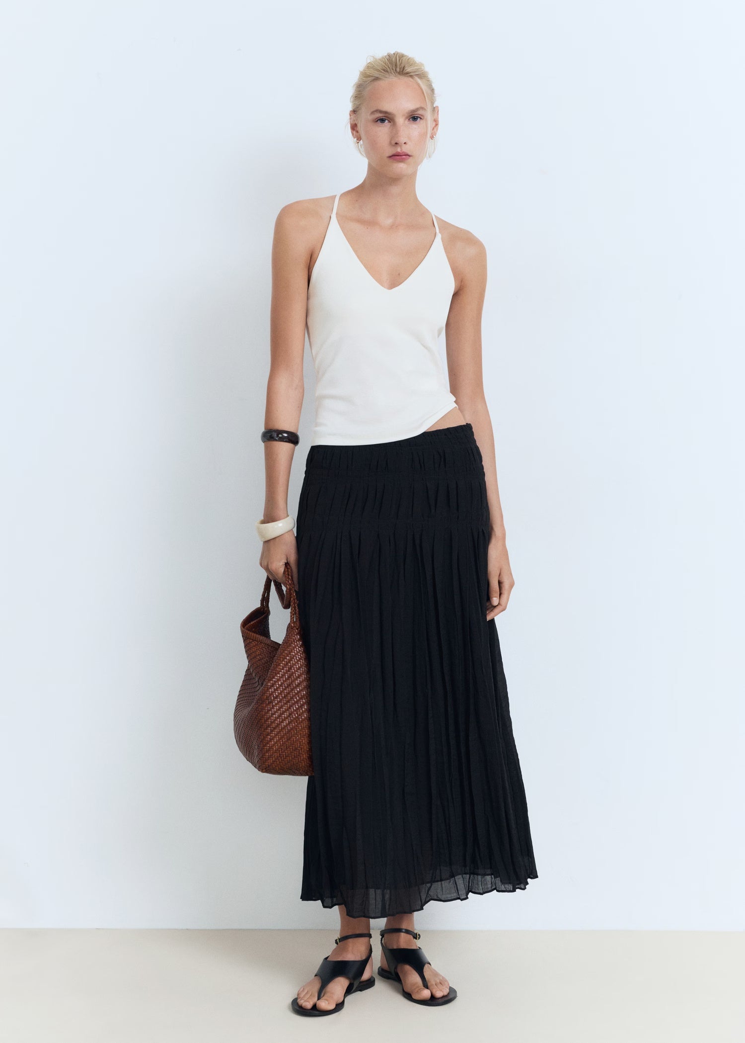 Mango top bali in Off White - 99999999_01