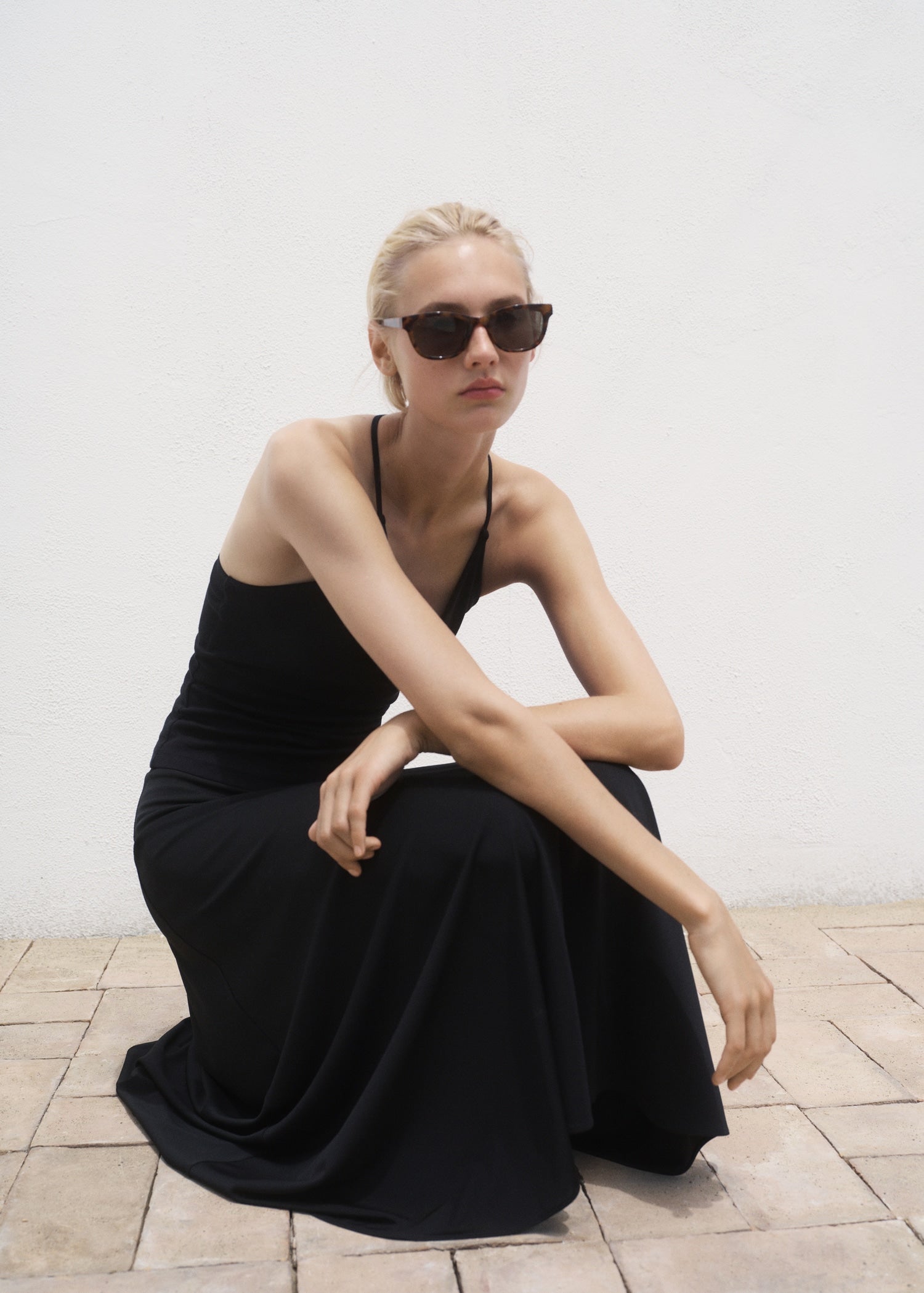 Mango top bali in Black - D2