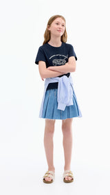 Mango t-shirt cereal in Navy - 99999999_01