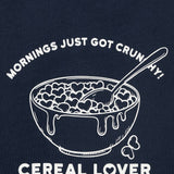 Mango t-shirt cereal in Navy - D8
