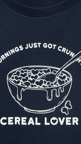Mango t-shirt cereal in Navy - D8