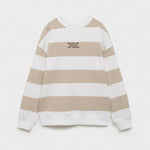 Mango sweatshirt striblo in Sand - B
