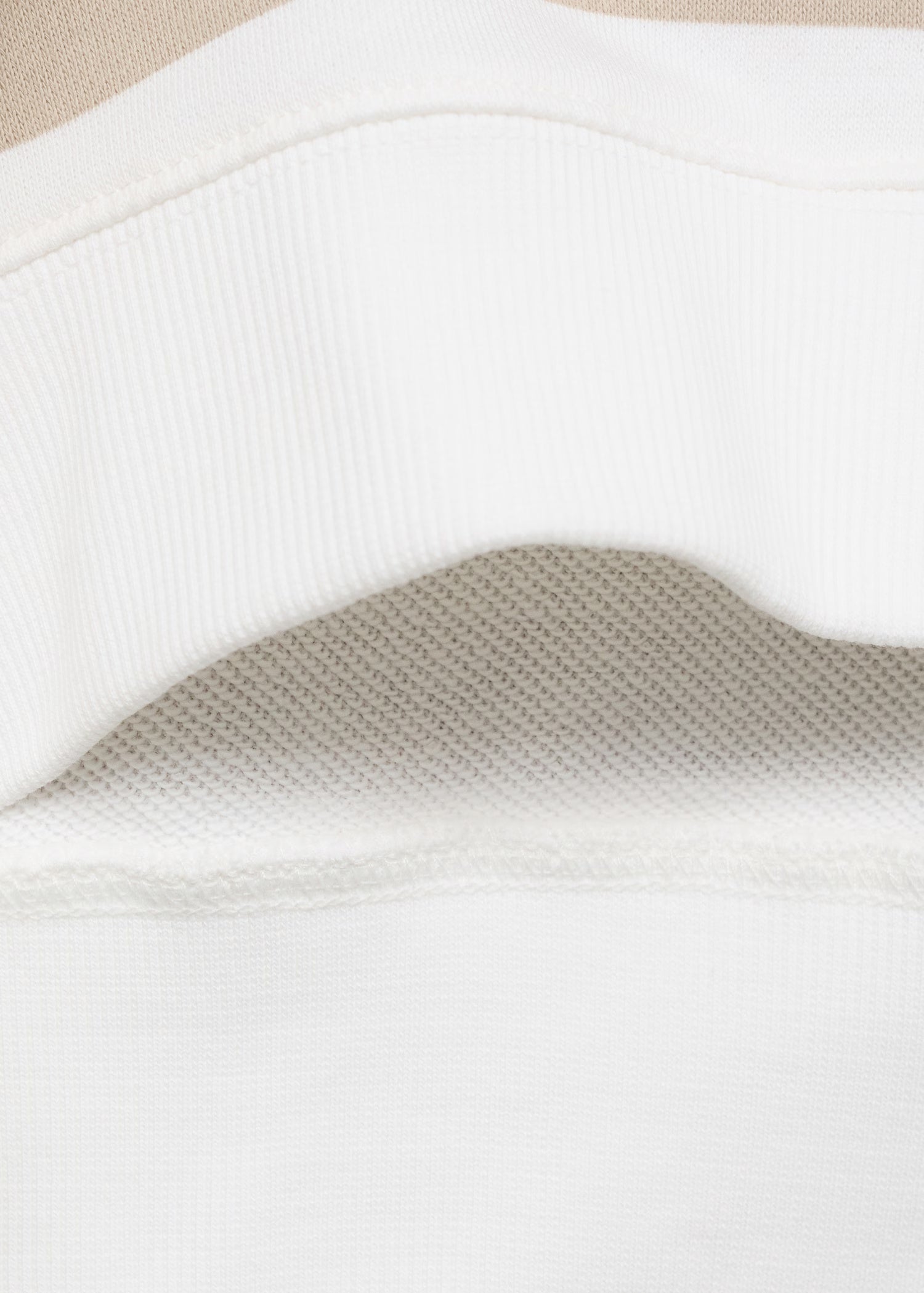Mango sweatshirt striblo in Sand - D0