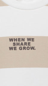 Mango sweatshirt striblo in Sand - D8