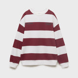 Mango sweatshirt striblo in Wine - B