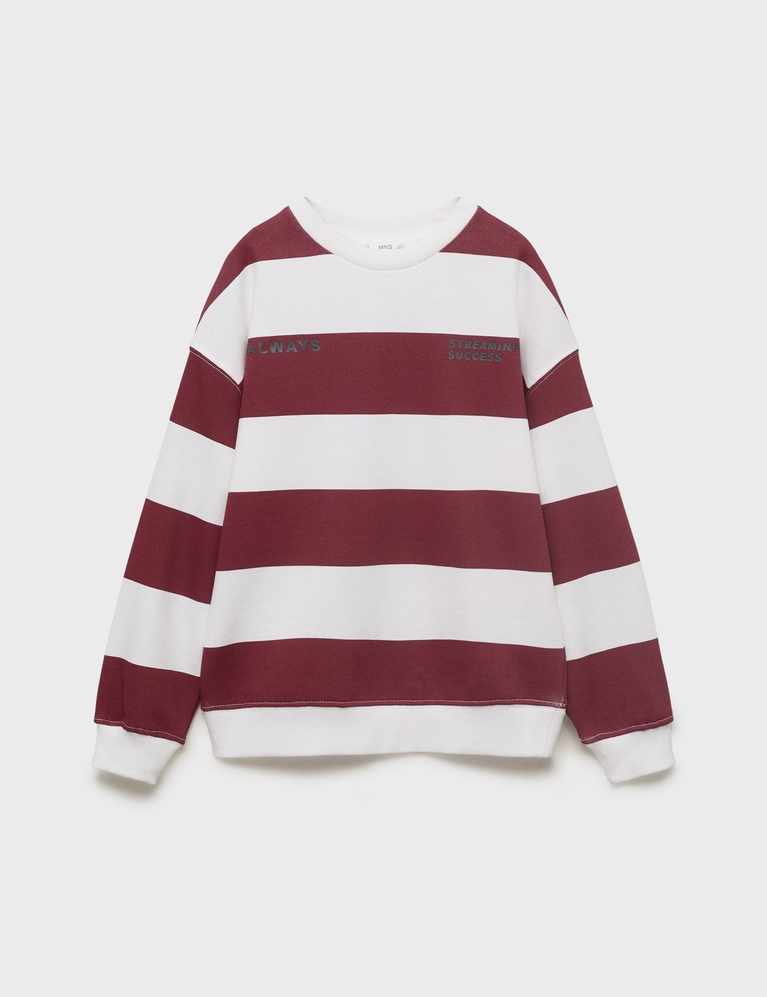 Mango sweatshirt striblo in Wine - B