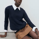 Mango sweater basikina in Navy - D6