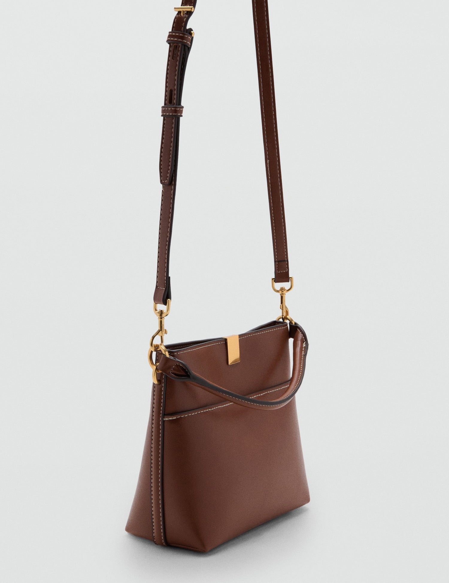 Mango bucket bag dani in Leather